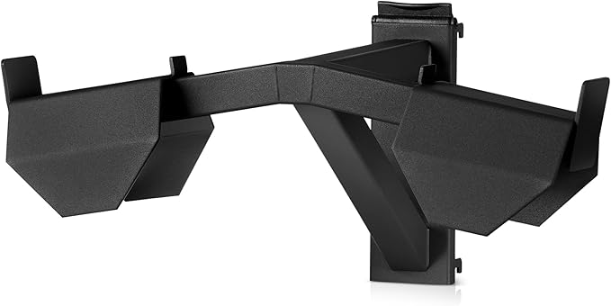 Savior Equipment Wall Rack System Tactical Vest Attachment Gear Wall Mount Display Rack Organizer, Adjustable Width, Heavy-Duty Steel Construction Hold Up to 40 lbs