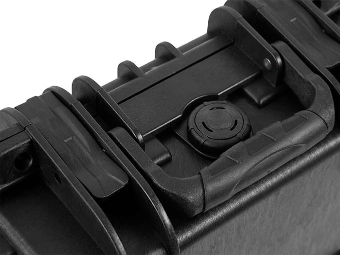 Monoprice Weatherproof/Shockproof Hard Case - IP67, Customizable Foam, 10" x 8" x 4", Black - Pure Outdoor Collection