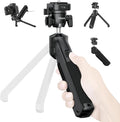 ULANZI TT38 One-Click Opening Vlogging Tripod Uka Quick-Release F38 w Cold Shoe Panoramic Ball Head w Hidden Hook, Camera Tabletop Flexible Travel Tripods for Sony/Canon/Nikon/Fujifilm and More