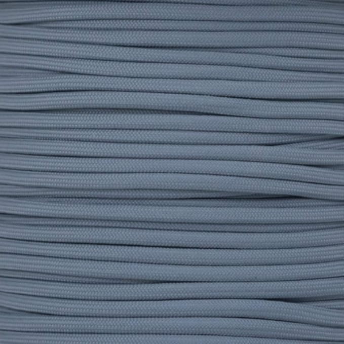 Paracord Planet Solid Color 550lb Paracord – 7 Strand Type III Nylon Cord for Indoor and Outdoor Tasks – Gunmetal Gray (250 ft)