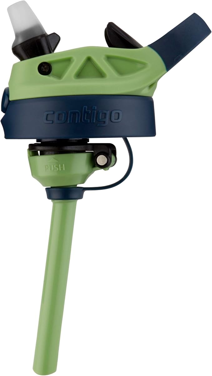 Contigo AUTOSPOUT Camping Hydration Thermal Bottle 1 Count(Pack of 1) Blueberry/Green Apple (Pack of 4)