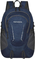 30L Large capacity Lightweight Packable Foldable Backpack，women and men Hiking backpack，Outdoors Travel Backpack (Navy Blue)