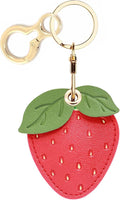 Leather Keychain Holder Case Compatible with AirTag,Cute air tag Cover with Keychain Ring,GPS Tracker Case for Keys