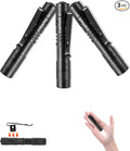 Mini Flashlight,3PCS Small Pen Light Flashlight with Clip,Waterproof Pocket LED Purse Light for Emergencies, Inspection(Battery Not Included)