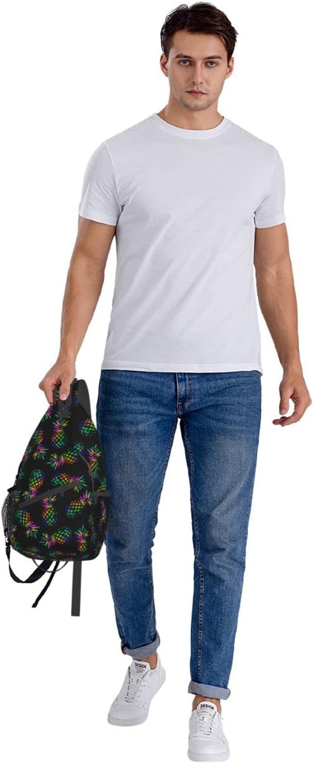 Sling Backpack For Men Hiking Daypack Crossbody Shoulder Bag Travel Chest Pack | Hiking, Travel