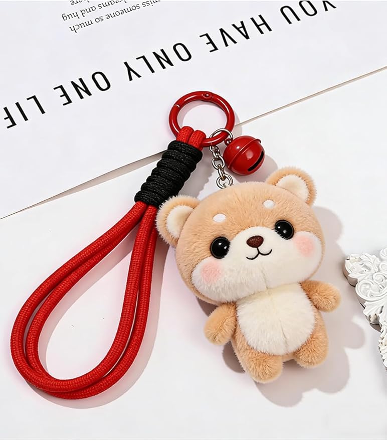 8/13/18/20/30 Pack Paracord Keychain Rope Bag Charms Colorful Braided Charms for Key Chain Purse Backpack Handbag