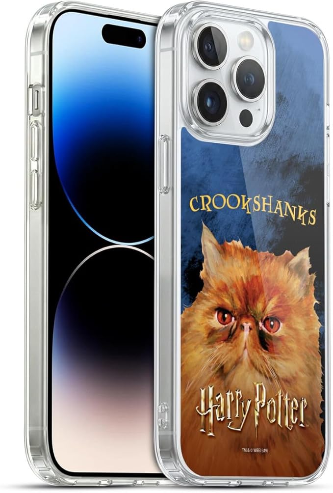 Head Case Designs Officially Licensed Harry Potter Crookshanks Prisoner of Azkaban II Gel Case [Military Grade Protection] Compatible with Apple iPhone 14 Pro Max and Compatible with MagSafe