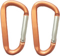 LESHIRY Large Carabiners Keychain 3" Aluminum D Shape Premium Durable D-Ring Carabiner Clip Hook Camping Accessories Snap Link Key Chain Durable Improved Design