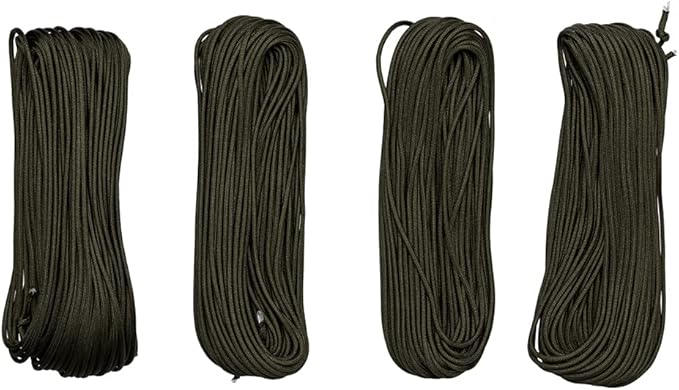 Paracord Planet Solid Color 550lb Paracord – 7 Strand Type III Nylon Cord for Indoor and Outdoor Tasks – Olive Drab (250 ft)