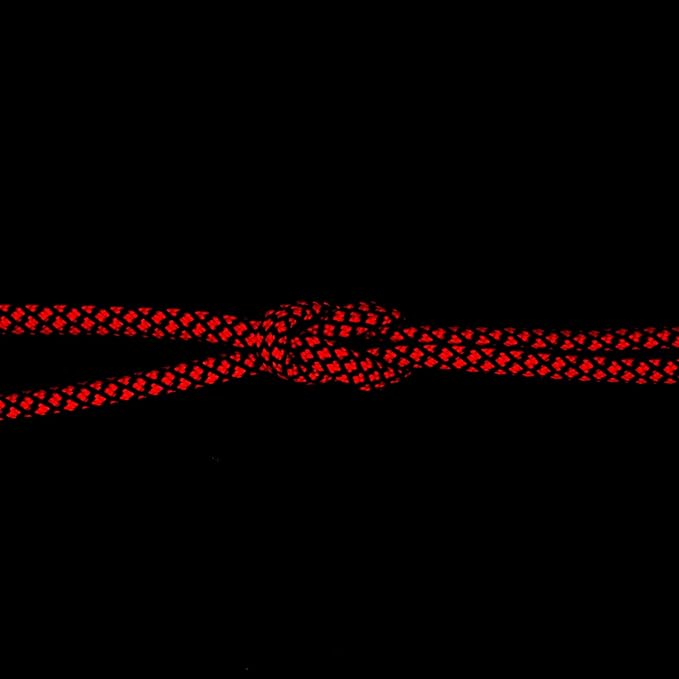 MOOCY Paracord 550,5/32 in x 164 ft (4mm x 50m),7 Inner Strands/Parachute Cord,Nylon Type III Paracord,Ideal Nylon String for Survival & Camping Gear,Reddish Black