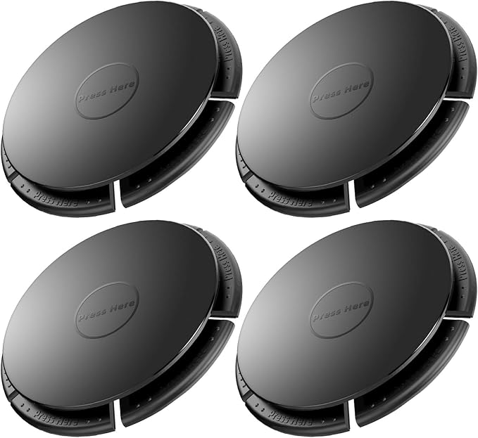 eSamcore Dashboard Sticky Pad [4-Pack], for Suction Cup Phone Mount [Diameter: 3.1”] 3M Adhesive Pad Dash Mount Disk for iPhone/iPad/Tablet/GPS Dash Mount Holder