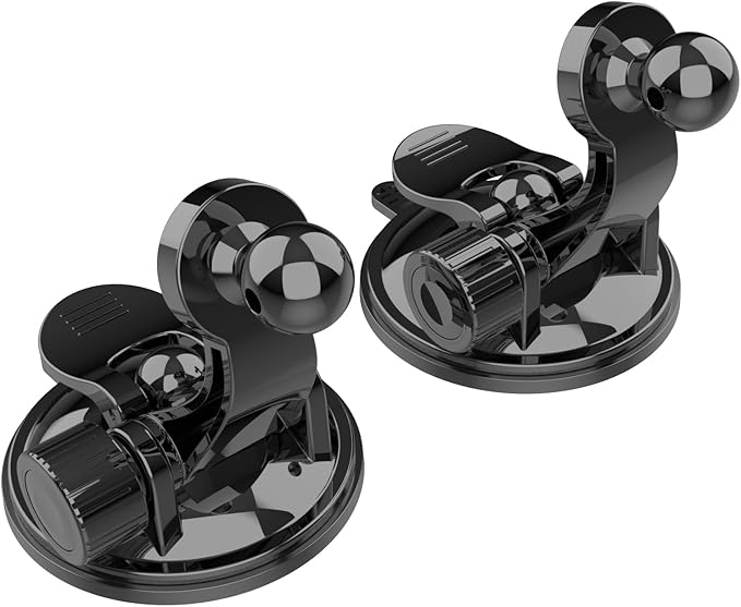 1Zero 2 PCS Adjustable GPS Car Mount for Garmin Nuvi Dezl Drive Drivesmart Zumo Driveassist DriveLuxe StreetPilot RV, Replacement Suction Cup GPS Dash Ball Mount Dashboard Windshield Car Holder
