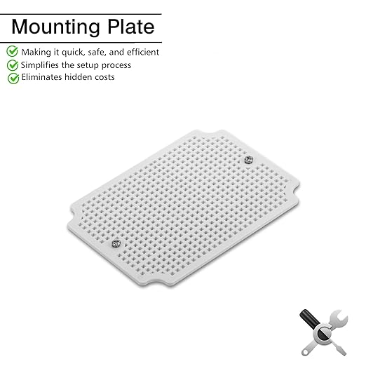 QILIPSU Outdoor Junction Box IP67 Waterproof Project Box ABS Plastic Weatherproof Electrical Enclosure Gray Cover (6.9"x4.9"x3.9")