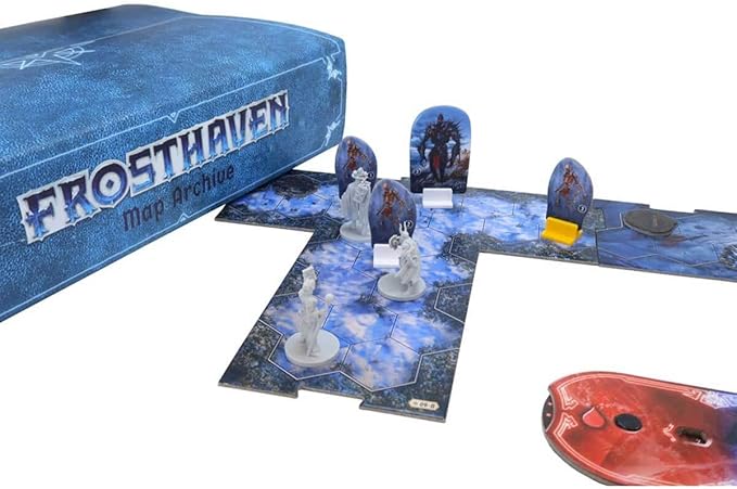 Folded Space Box Insert Color: Frosthaven: Map Archive