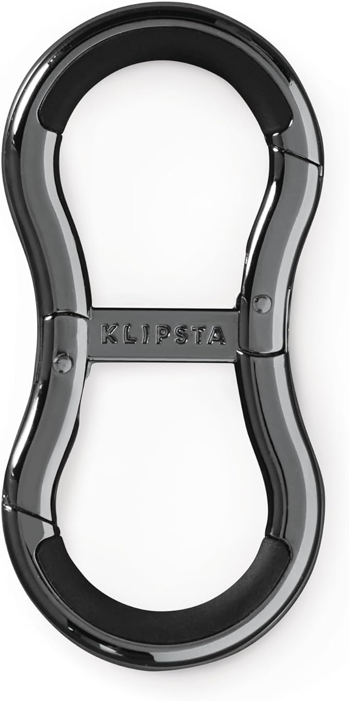 LINK Connector Clip. Women’s Keychain Clip, Fashion Carabiner for Purses & Tote Bags. 2 Secure Hooks, Holds 22lbs