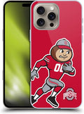 Head Case Designs Officially Licensed Ohio State University Mascot Oversized Football Graphics Hard Back Case Compatible with Apple iPhone 16 Pro Max