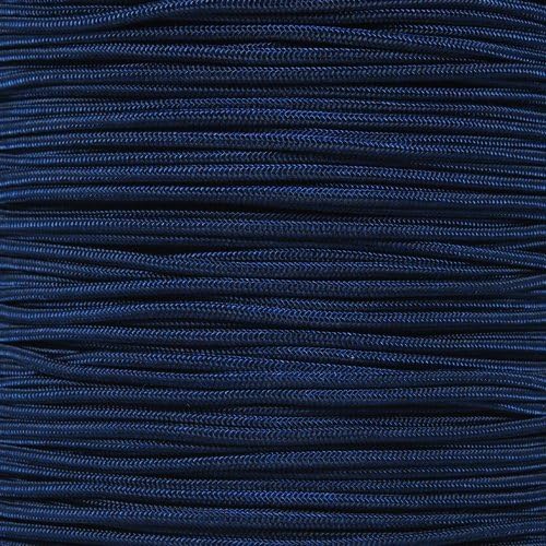 Paracord Planet 275lb Paracord – 3/32 Inch (2.38 mm) Nylon Crafting Cord with 5 Strand Inner Core – Midnight Blue (1000 ft)