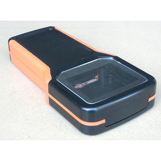 ABS Junction Box 204mmx100mmx35mm Portable Handheld Instrument Case Boxes Waterproof Dustproof Outdoor Project Box Cable Connection Protective Enclosure Black Orange