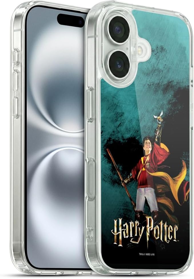 Head Case Designs Officially Licensed Harry Potter Quidditch 3 Prisoner of Azkaban II Gel Case [Military Grade Protection] Compatible with Apple iPhone 16 and Compatible with MagSafe