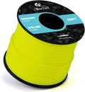 Abma Cord 2.4mm Paracord 275 100ft Nylon Rope 4 Strands Tactical Parachute Cord - Max. 275lbs - Neon Yellow