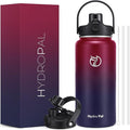 64oz Half Gallon Insulated Water Bottle with 2-in-1 Lid (Chug & Straw), Double Walled Vacuum Stainless Steel Water Bottles, Wide Mouth Leakproof Insulated Jug with Straw