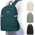 coofay Gym Backpack For Women Men Dance Sports Backpack With Shoe Compartment Waterproof Travel Backpacks Gym Bag Peacock Blue