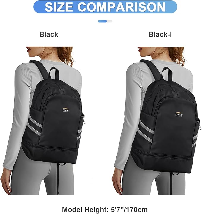 coofay Gym Backpack For Women Waterproof Sports Backpack With Shoe Compartment Lightweight Travel Backpacks Small Gym Bag Dance Volleyball Backpacks