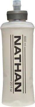 Nathan 20oz Soft Flask w/Bite Top, Running Water Bottle, Collapsible Water Bottle, Travel