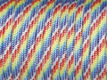 7 Strand Core 550lb Paracord Parachute Cord Lanyard Mil Spec Type III-100ft (Rainbow Color(27#))