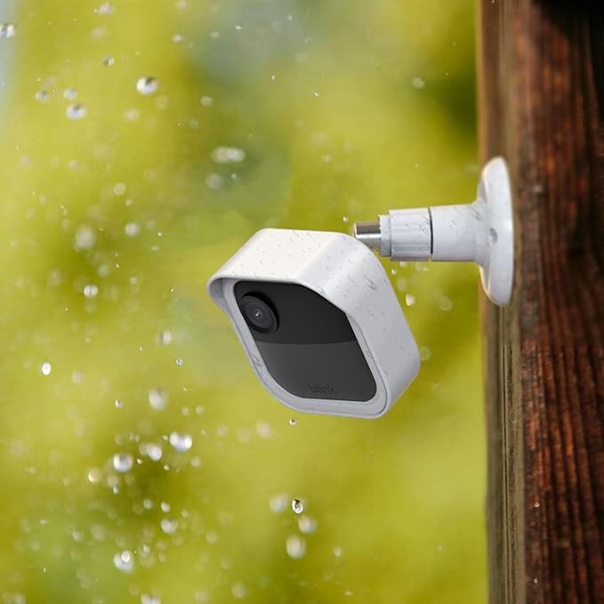 Wall Mount for Blink Outdoor 4th Gen and Outdoor 3rd Gen, 3 Pack Weatherproof Protective Housing and 360 Degree Adjustable Mounting with Blink Sync Module Mount (Camera Not Included, White)
