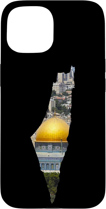 Palestinian Map Al Aqsa Jerusalem in Palestine Case for iPhone 15