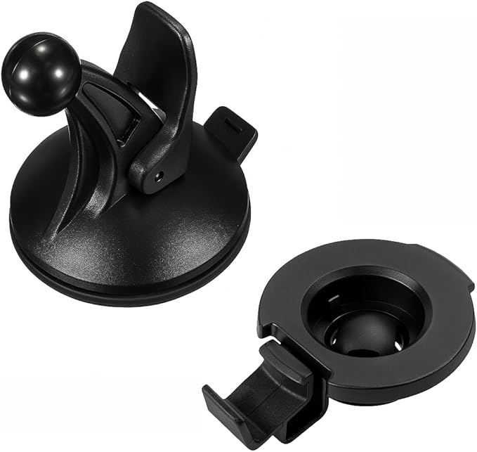 Windshield Suction Cup Bracket Cradle Complete Mount – Compatible Replacement for Garmin DriveSmart 50 51 61 65 70 76, Drive 51 55 60 61, nüvi 42 52 57 2539 2597 2689, RV 660 770, dēzl 570 580 OTR700