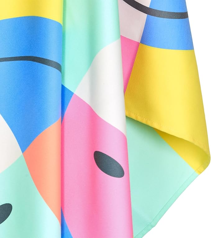 Dock & Bay Beach Towel - Quick Dry, Sand Free - Compact, Lightweight - 100% Recycled - Includes Bag - Calm - Large (160x90cm, 63x35)