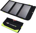 ALLPOWERS 21W 5V Foldable Solar Panel Charger, SP002 Solar Charging Kit with 3 USB Output & 2 USB Input, IP67 Waterproof Portable Solar Panel for Smartphone, Tablets, Outdoor, Camping, Hiking