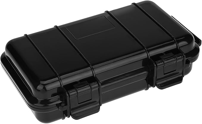 Outdoor Shockproof Waterproof Containers Storage Box, Small Hard Outdoor Camera Carrying Case, ABS Portable Travel Shockproof Pressure-Proof Sealed Box with Shock-Absorbing Pad Inside
