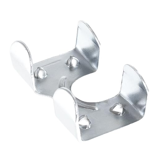 Rope & Cord Metal Clips for Rope, Cord, String – Heavy Duty Zinc Plated Double Rope Clamps – 5/8-Inch (3 Pack)