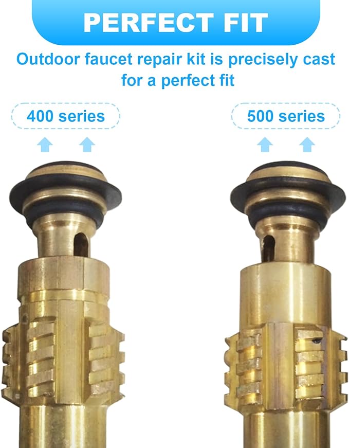 for 630-8500 Wall Hydrant Complete Service Repair Kit for 300, 400 & 500 Outdoor Faucet Repair Kit Mansfield Style Hydrants for Diamond 300 & 400 Series Wall Hydrants