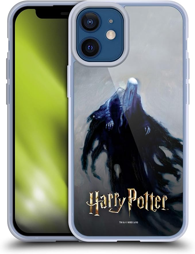 Head Case Designs Officially Licensed Harry Potter Dementor Prisoner of Azkaban II Gel Case [Military Grade Protection] Compatible with Apple iPhone 12 Mini and Compatible with MagSafe