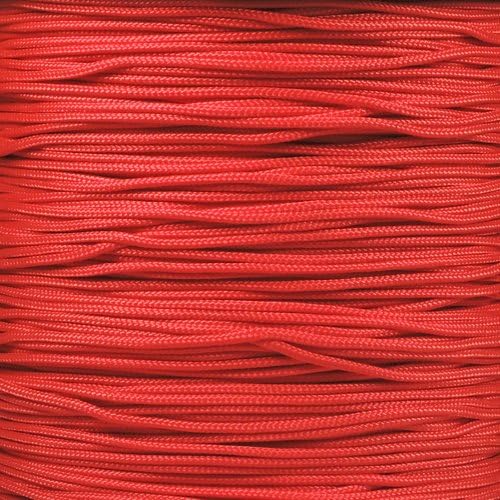 Paracord Planet 95lb Paracord – 1 Strand Type I Parachute Cord for Outdoors and DIY – Scarlet Red (25 ft)