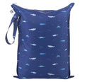 Tiny Twinkle Mess Proof Wet Bags | 1-Pack Reusable Waterproof Wet Bags for Swimsuits | Baby Clothes | Travel & Diaper Bag (Ocean Life)