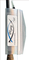 Bait Safe Lure cover/Protector, Patent Pending easy on/Off system, Saltwater Resistant Fishing Gear, Protects & Organizes Lures (Translucent, Large)