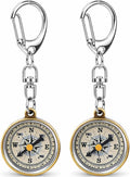 Pocket 2Pcs Outdoor Keychain Keychain for Camping Navigation Direction Tool