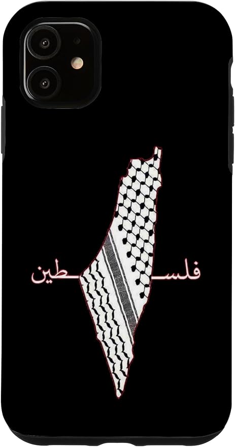 Keffiyeh Palestine Map Arabic Scarf Shemagh Palestinian Flag Case for iPhone 11
