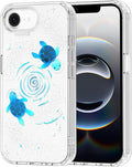 MOSNOVO for iPhone 17e Case/iPhone 16e Case, Shockproof Military-Grade Protection 6.6ft Drop Tested, Clear Phone Case for iPhone 16e / iPhone 17e, Space Turtle Design
