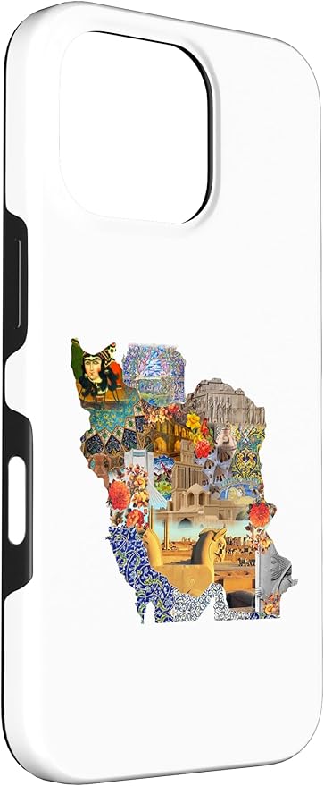 Map of Persian Empire, Iran Map Case for iPhone 16 Pro