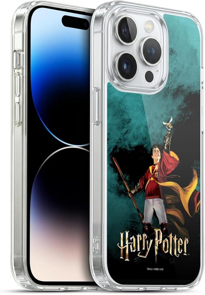 Head Case Designs Officially Licensed Harry Potter Quidditch 3 Prisoner of Azkaban II Gel Case [Military Grade Protection] Compatible with Apple iPhone 14 Pro and Compatible with MagSafe