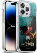 Head Case Designs Officially Licensed Harry Potter Quidditch 3 Prisoner of Azkaban II Gel Case [Military Grade Protection] Compatible with Apple iPhone 14 Pro and Compatible with MagSafe