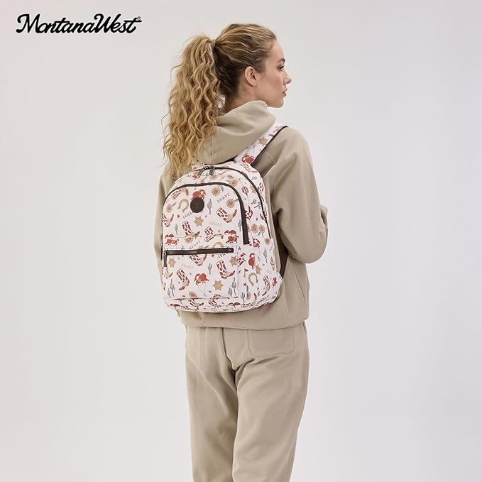 Montana West Backpack for Women Western Travel Backpack Purse Casual Daypack for Laptop