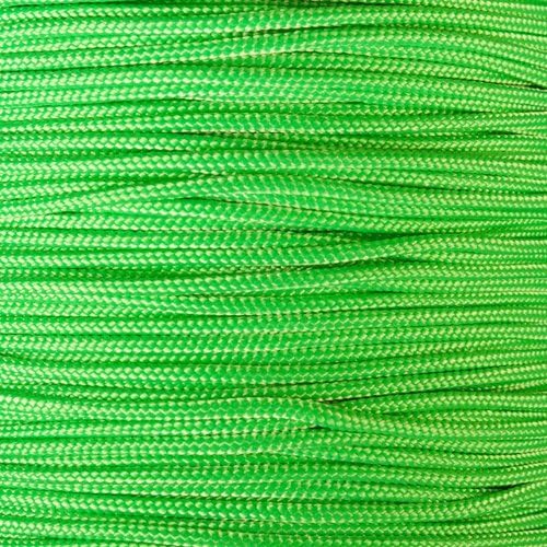 Paracord Planet 325 Paracord – 3 mm Type II Nylon Parachute Cord with 3 Inner Strands (Neon Green, 1000 ft)