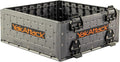 YakAttack ShortStak Upgrade Kit for BlackPak Pro | 13" x 13" – Battleship Grey | Stackable Kayak Crate Add-On with GridLoc Panels, Hinges & Latches | Not Standalone | Made in USA